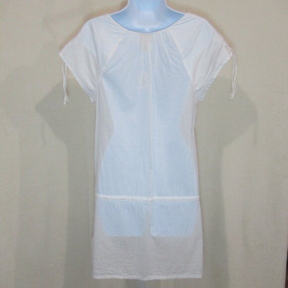 H&M Conscious Collection White Peasant Tunic Top | Size 6 - Picture 2 of 10